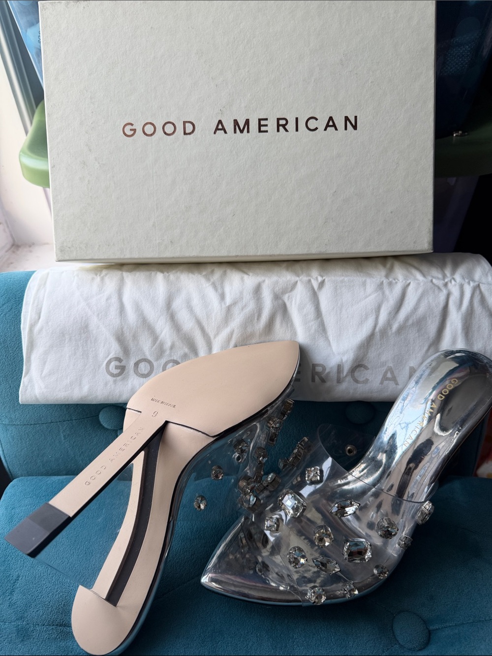 Good American Jeweled Emma Slip Heel - Picture 13 of 14